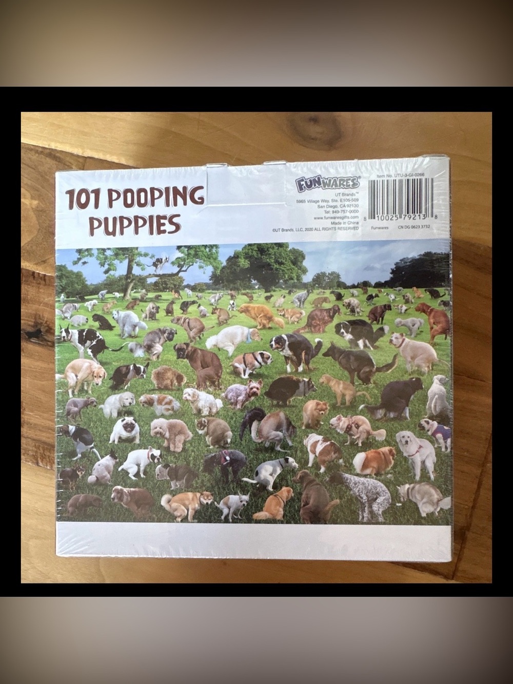 101 Pooping Puppies Puzzle - Green, Brown, White